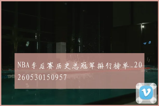 NBA季后赛历史总冠军排行榜单_20260530150957