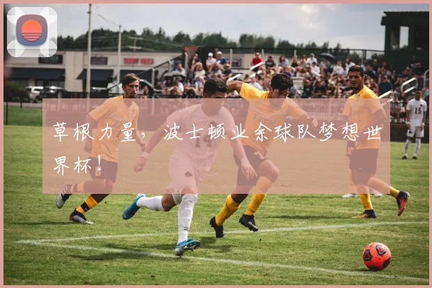 草根力量,波士顿业余球队梦想世界杯!